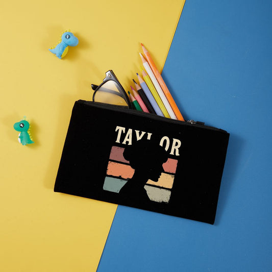 Neceser de terciopelo con cremallera 20,5x12,5