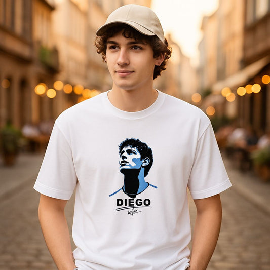 Camiseta dibujo blanca