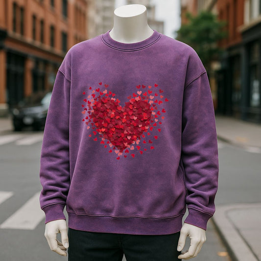 sudadera Púrpura lavado