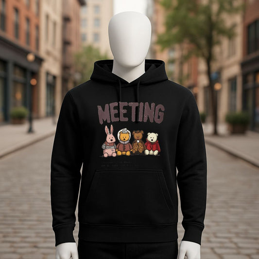 Sudadera negra con capucha