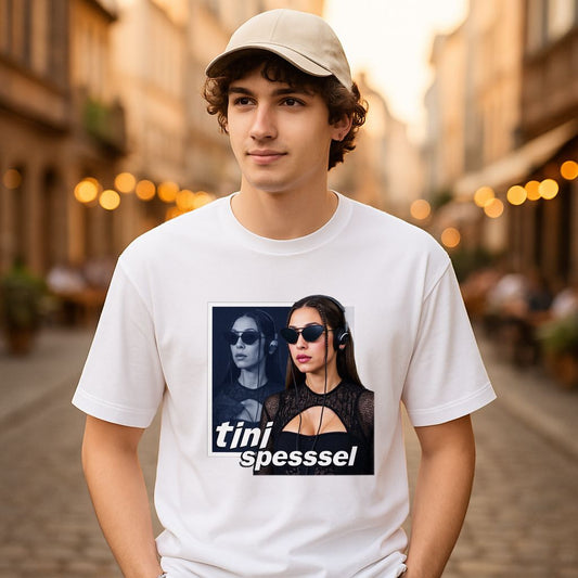 Camiseta dibujo blanca