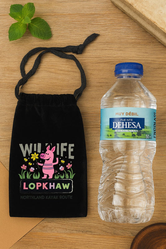 Bolso de terciopelo con cordon 19,5x10,9