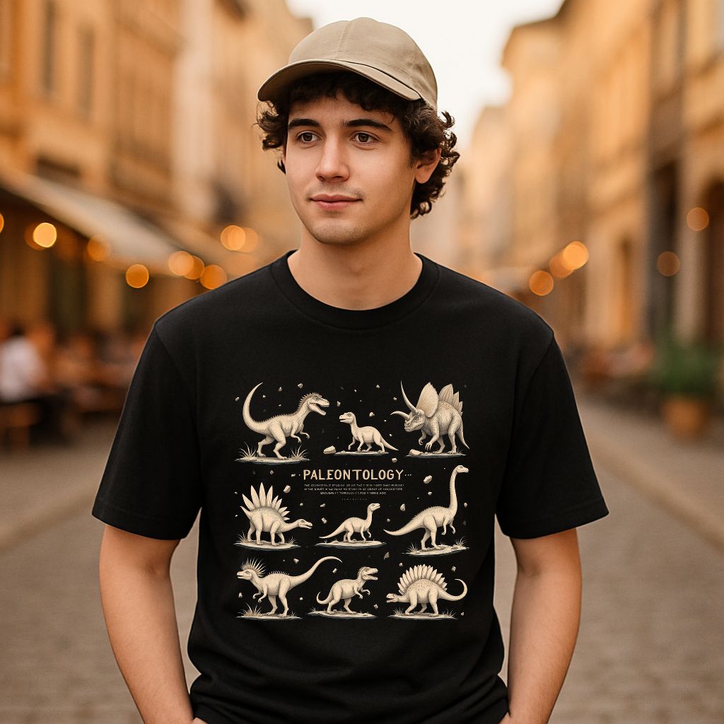 Camiseta dibujo negra