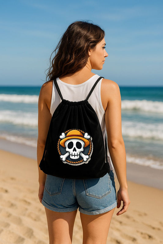 Mochila de terciopelo con cuerda 34x38