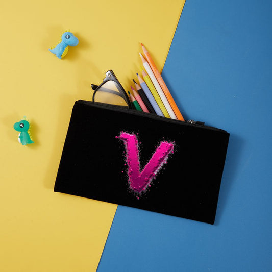 Neceser de terciopelo con cremallera 20,5x12,5