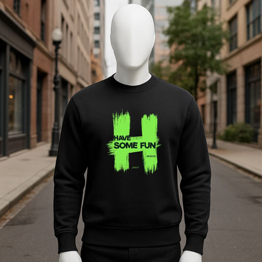 sudadera con dibujo NEGRO