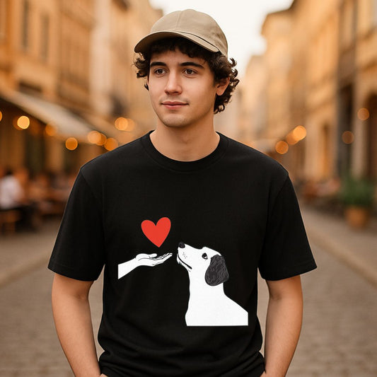 Camiseta dibujo negra