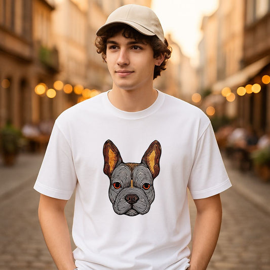 Camiseta dibujo blanca