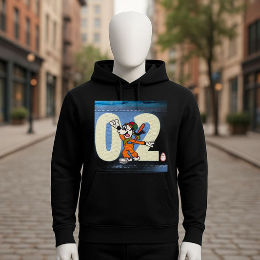 Sudadera negra con capucha