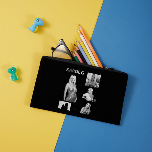 Neceser de terciopelo con cremallera 20,5x12,5