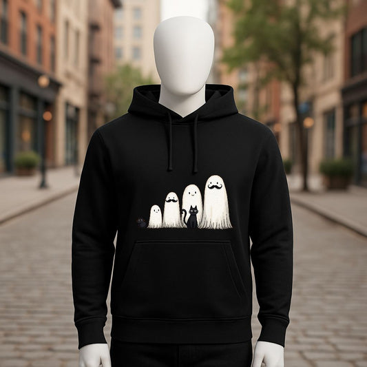 Sudadera negra con capucha