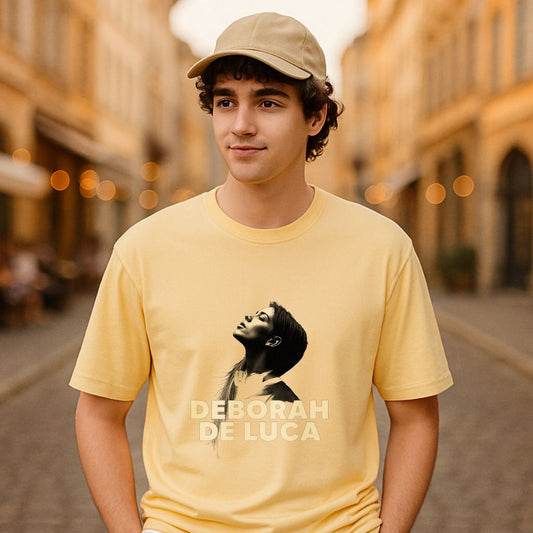 Camiseta dibujo beige