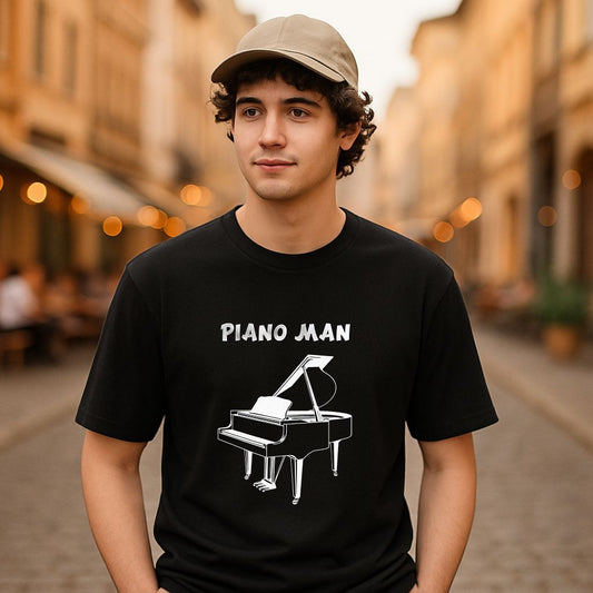 Camiseta dibujo negra
