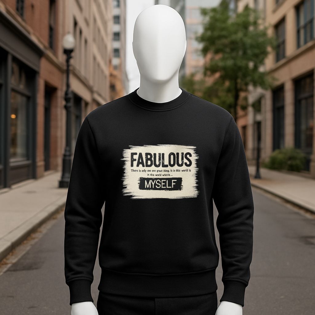 sudadera con dibujo NEGRO