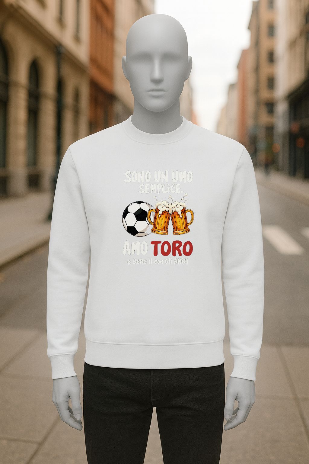 SUDADERA BLANCO