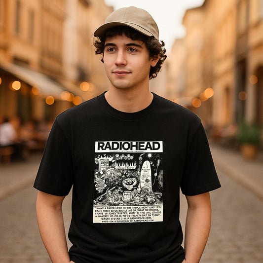 Camiseta dibujo negra