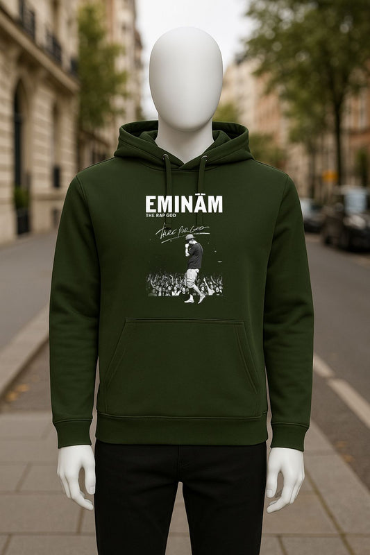 Sudadera con capucha verde oscuro