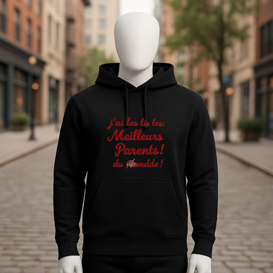 Sudadera negra con capucha