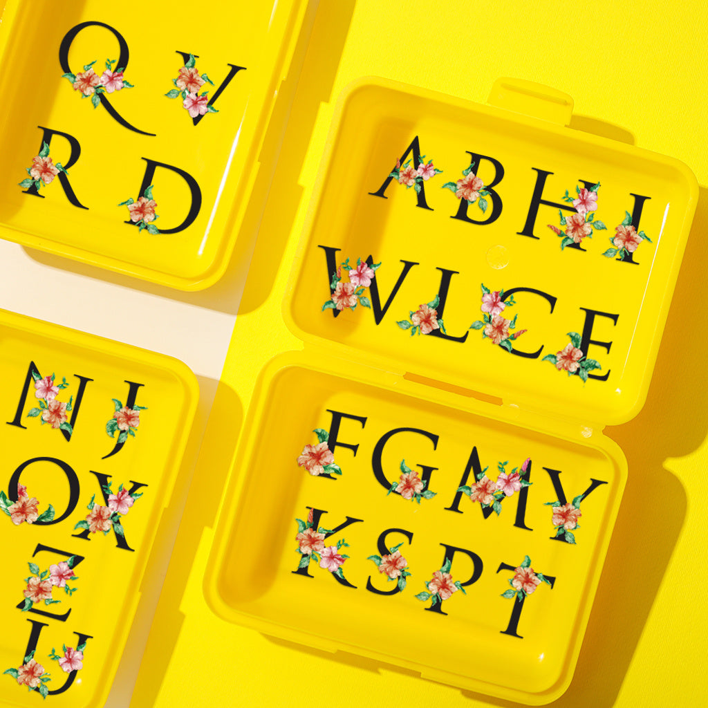 6套 26 个字母花朵 A-Z 设计 UV DTF 转印贴纸办公室和家用 16 盎司字母玻璃杯贴纸 DIY 包裹转移贴纸 3D 水晶设计女士妈妈最好的朋友礼物 DIY 工艺品