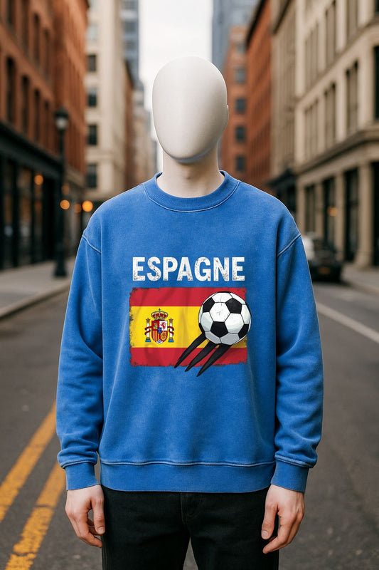 Sudadera azul Lavada