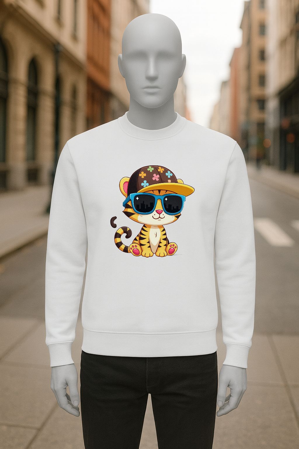 SUDADERA BLANCO