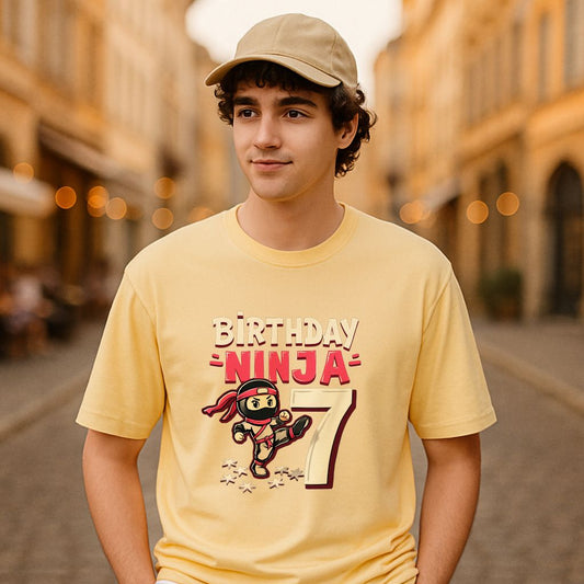 Camiseta dibujo beige