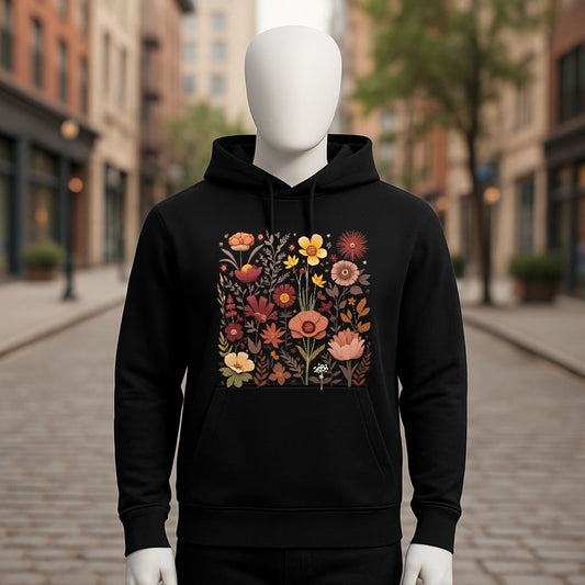 Sudadera negra con capucha