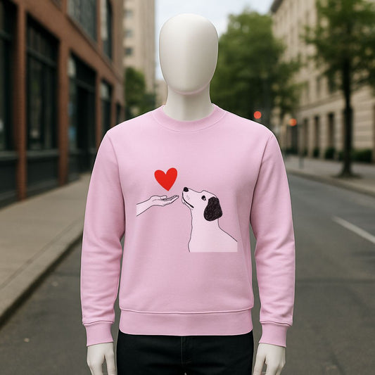 sudadera con dibujo ROSA