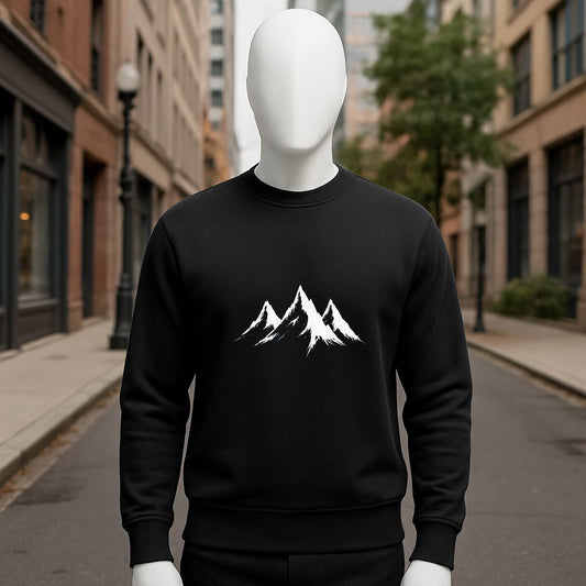 sudadera con dibujo NEGRO