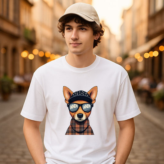 Camiseta dibujo blanca