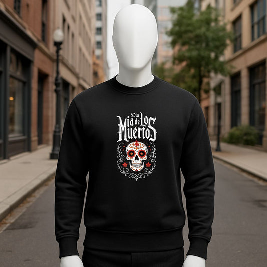 sudadera con dibujo NEGRO