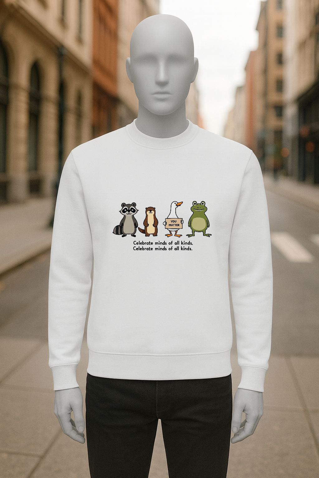 SUDADERA BLANCO