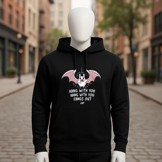 Sudadera negra con capucha