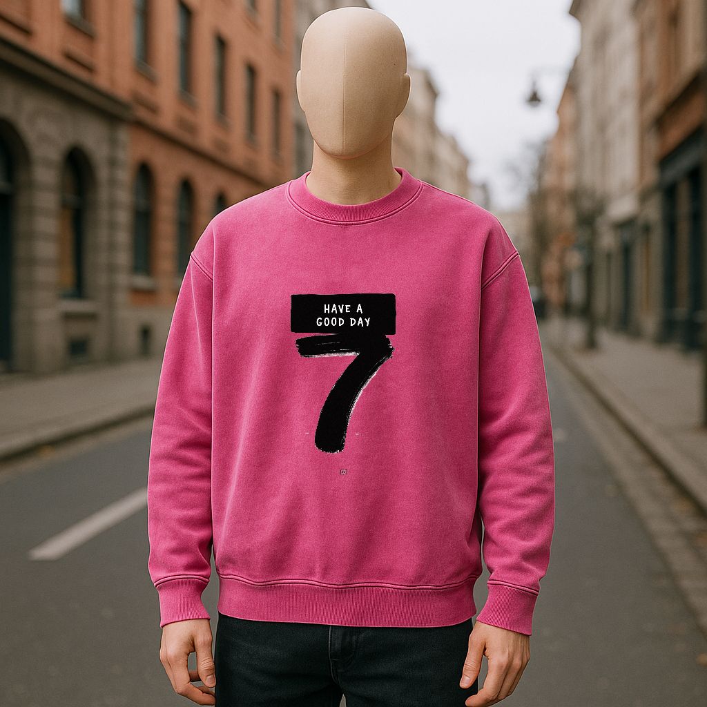 sudadera con dibujo ROSA ROJA