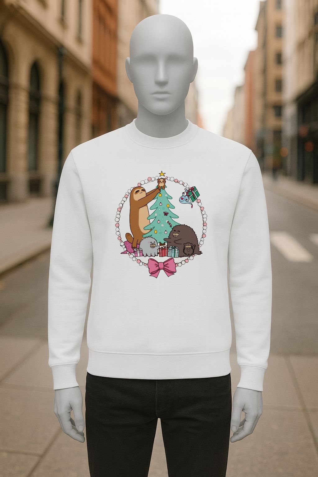 SUDADERA BLANCO