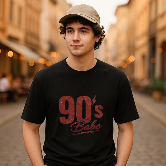Camiseta dibujo negra