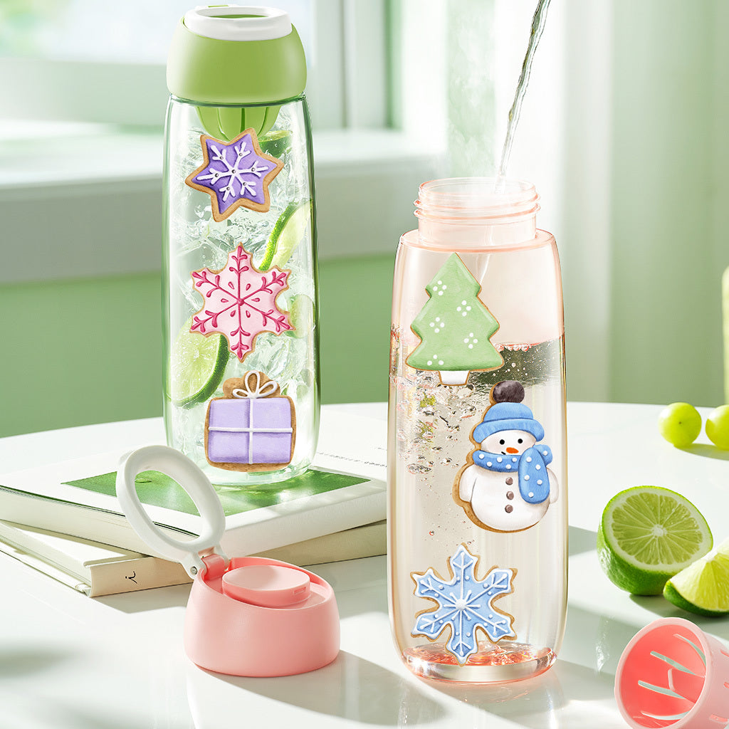 1套 彩色圣诞主题装饰饼干 可爱趣味圣诞节装饰水晶贴纸 自粘可拆卸创意DIY水晶标贴纸 适用于家居装饰 户外装饰 玻璃装饰 文化体术氛围装饰 增添趣味性与活力