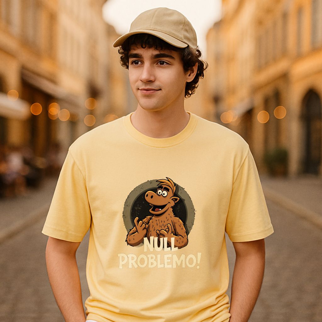 Camiseta dibujo beige