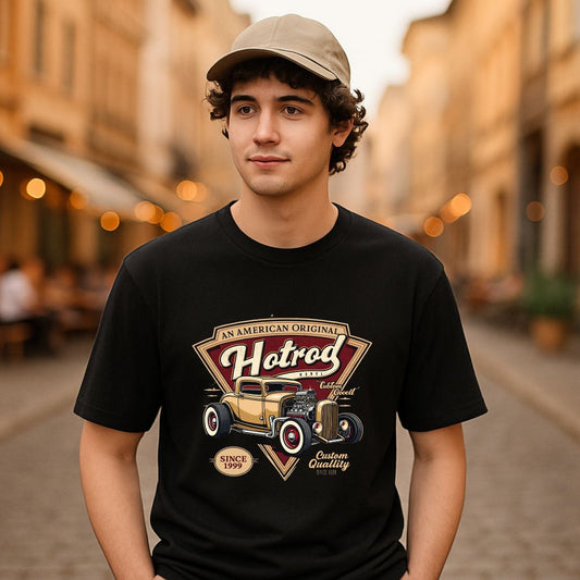Camiseta dibujo negra