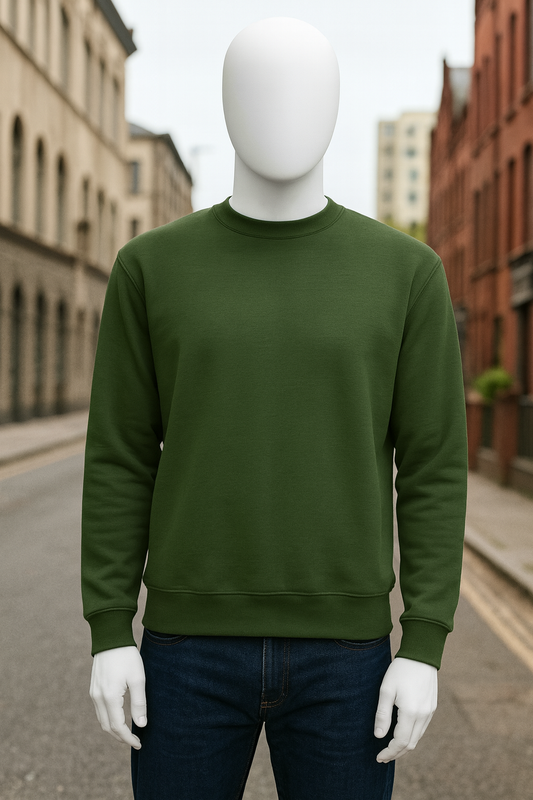 SUDADERA VERDE MILITAR