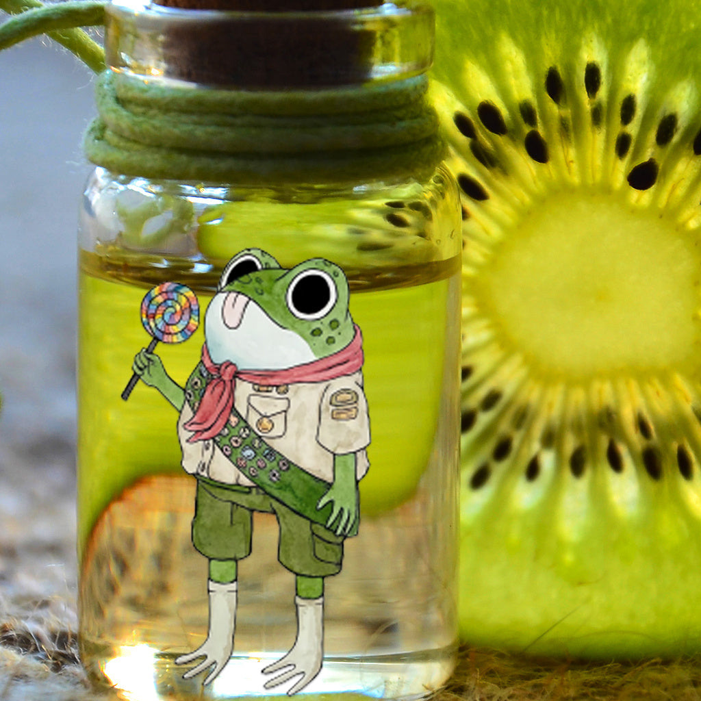 6pcs Cute and versatile frog UV DTF crystal label transfer sticker set, suitable for glass jars and space decoration, item decoration, self-adhesive, removable, waterproof, creative DIY crystal label transfer stickers, cartoon cute little frog stickers