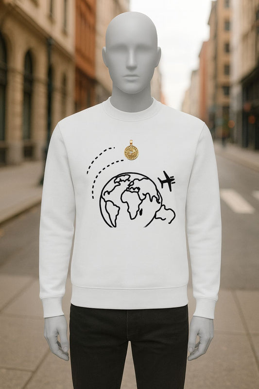 SUDADERA BLANCO
