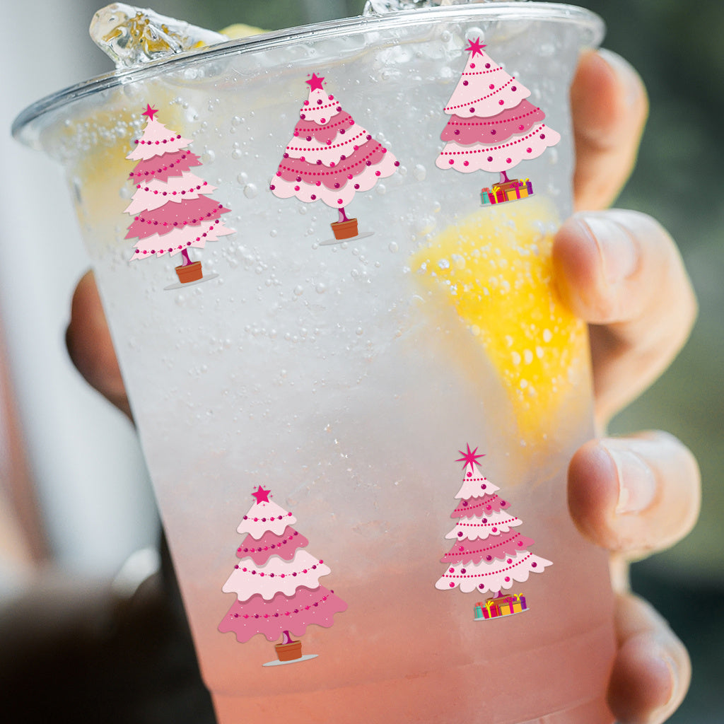 3套 圣诞节可爱姜饼人转移水晶标贴纸 适用于男孩女孩文具 水杯 笔记本装饰 咖啡杯装饰 自粘防水创意DIY UV DTF贴纸 增添节日欢乐氛围与生活趣味性