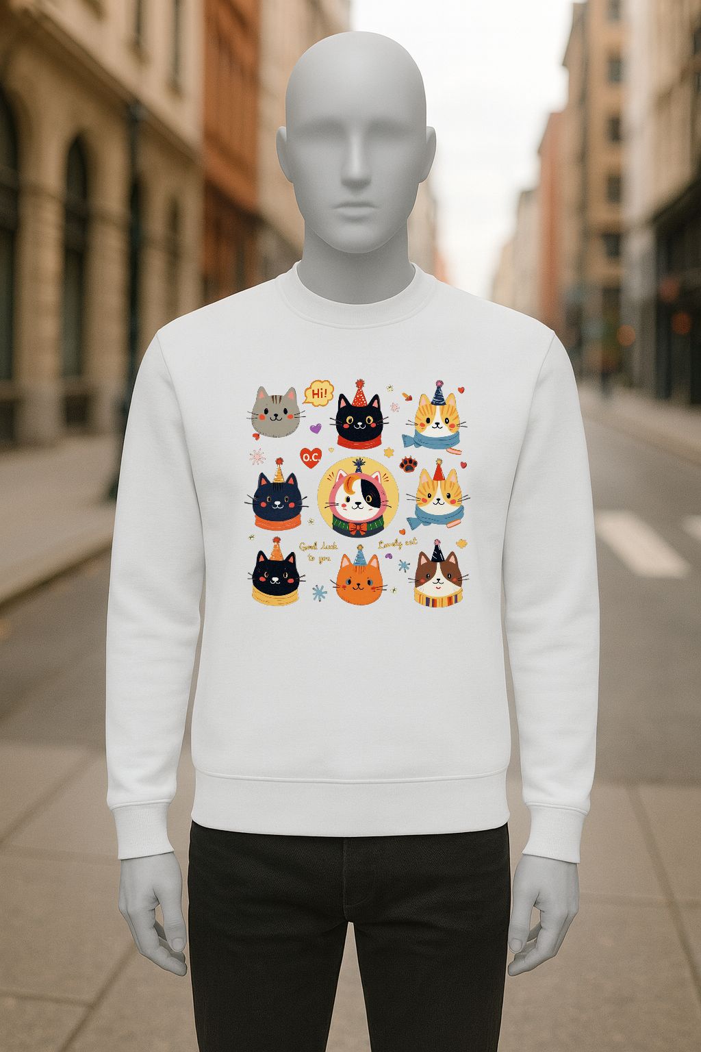 SUDADERA BLANCO