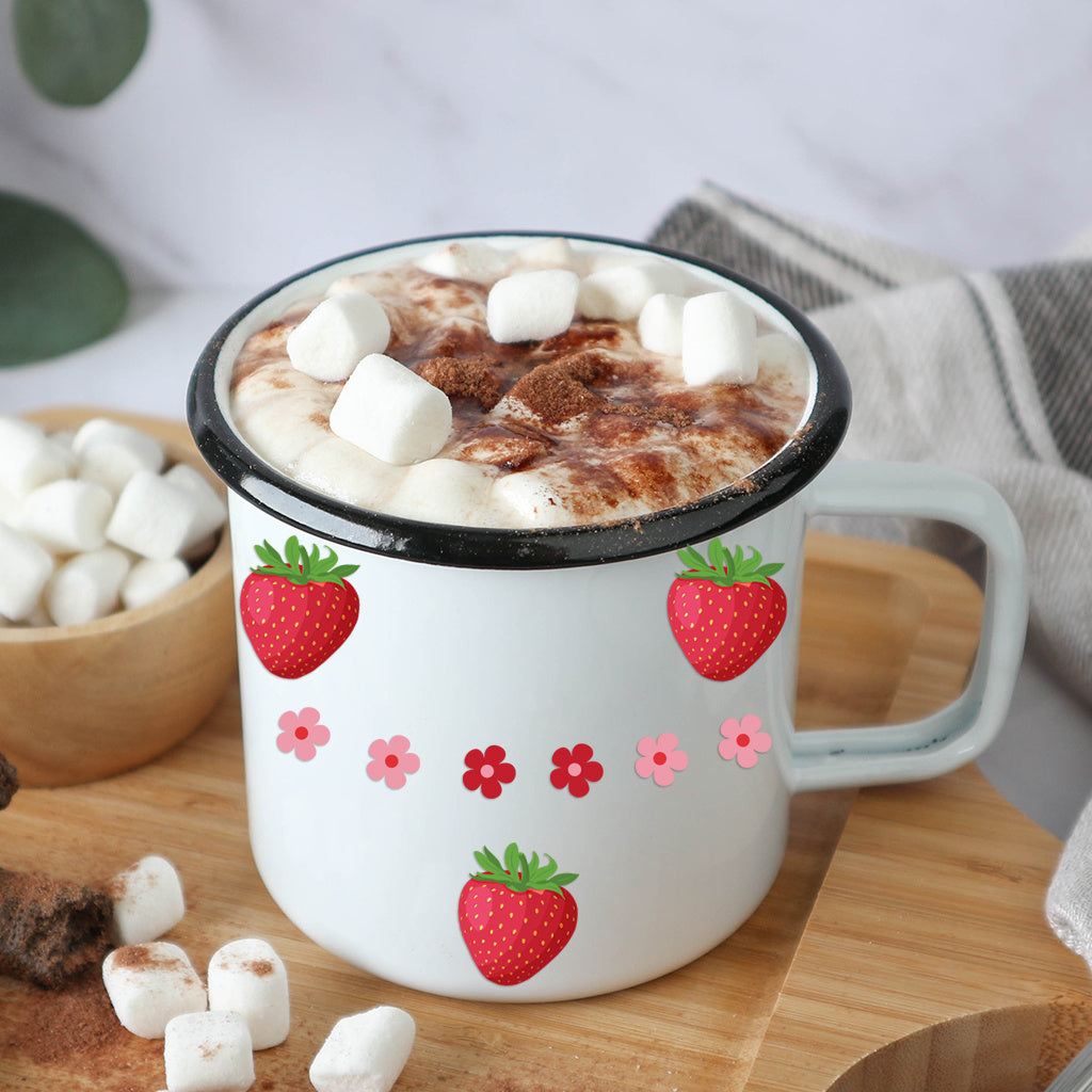 3套 可爱草莓图案设计、UV DTF 杯子贴纸、防水贴纸包，用于装饰杯子、电脑、瓶子、学习用品等装饰、工艺品、DIY 艺术用品转水晶标贴纸 适合女孩 节日 派对装饰