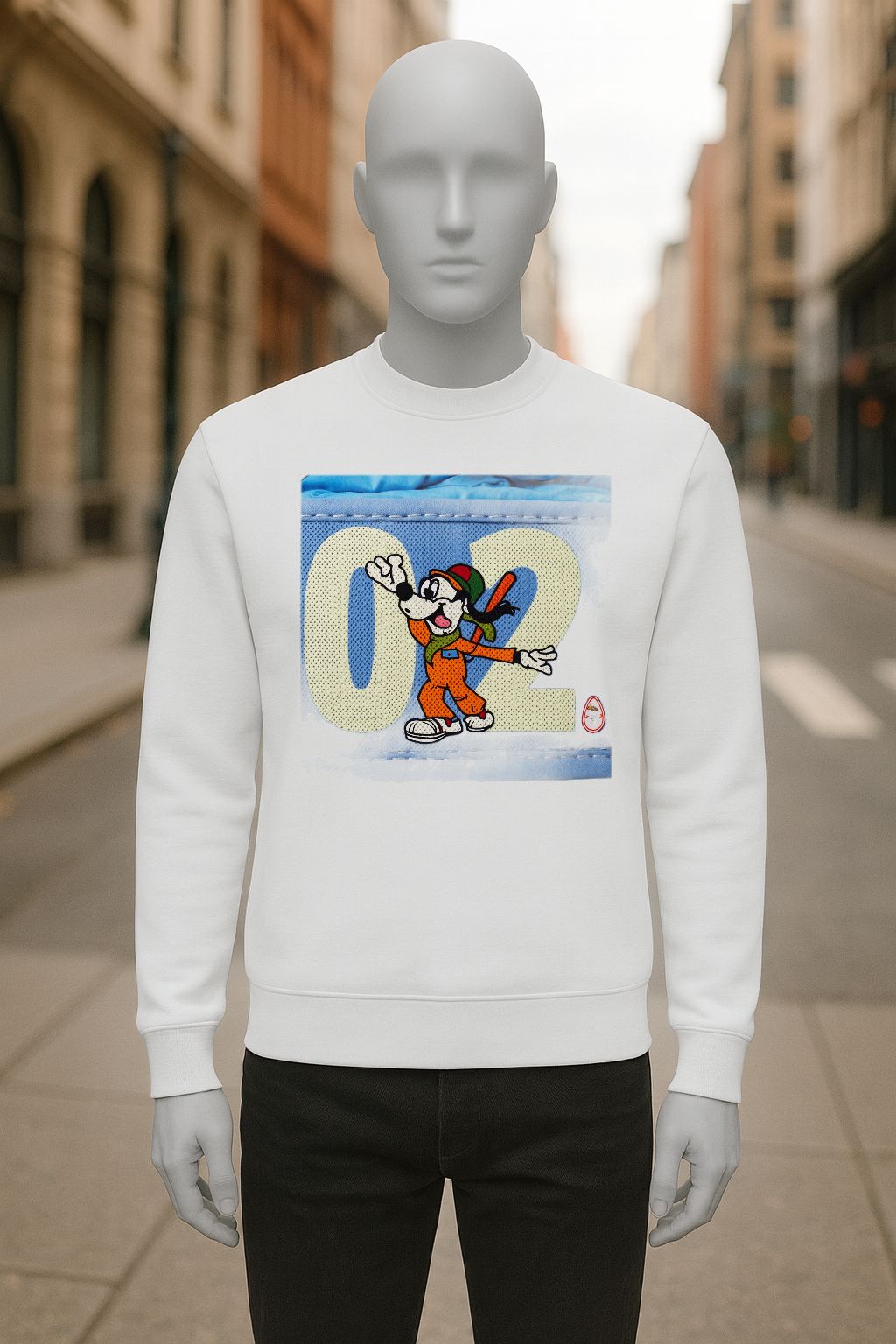 SUDADERA BLANCO