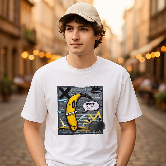 Camiseta dibujo blanca