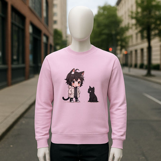 sudadera con dibujo ROSA