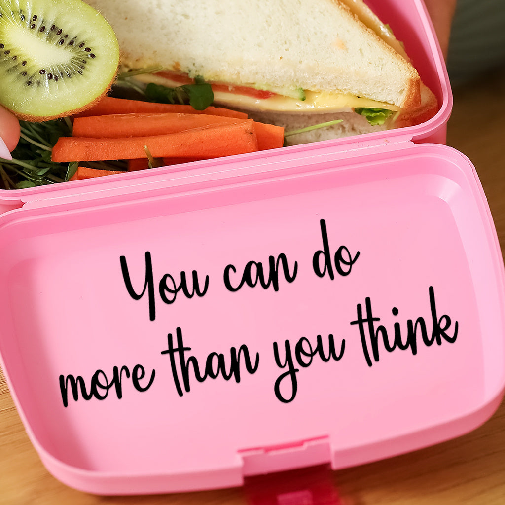 10pcs 'You can do more than you think' inspirational quote text transfer UV DTF crystal sticker, suitable for nursery decoration, water cups, computers, home decoration, etc. Self-adhesive waterproof creative sticker.