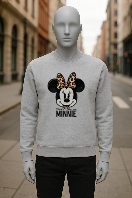 sudadera con dibujo GRIS